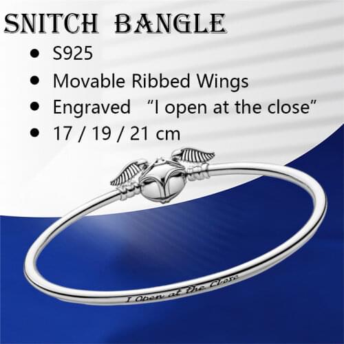 ME Rigid Bangles Wrist Charm Bracelets For Women Original Silver 925 Jewelry Snake Chain Chunky Links Classic LOGO Ball Clasp