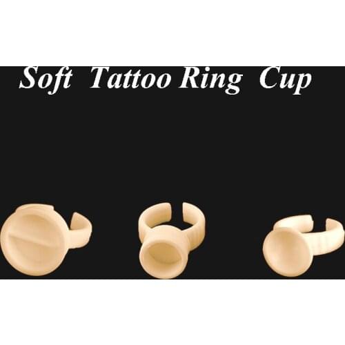 Siyady Tattoo Ink Ring Cup New Arrive Soft Silicone Grafting Eyelash Glue Containers Ring for Pigment No Divider Divider Holder