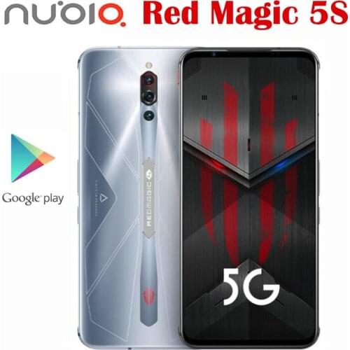 Original Official Nubia Red Magic 5S 5G Cell Phone Snapdragon865 6.65inch 144Hz 64MP 4500Mah 55W Super charge Global Version