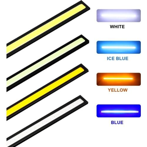 17CM COB DRL LED Daytime Running Light Auto Lamp External Lights For Universal Car 100% Waterproof Day Light Car Styling