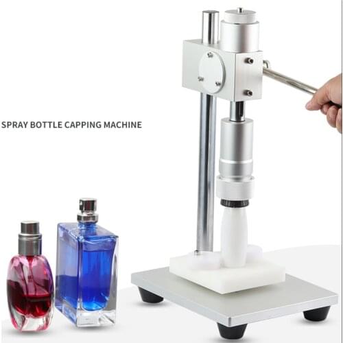 Manual Crimping Machine Perfume Crimper Capper Metal Collar Cap Press Capping Machine Spray Crimper