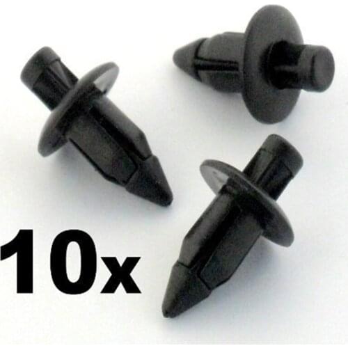 10 Pcs Black Front & Rear Bumper Clip for Honda Yamaha Suzuki Kawasaki car styling