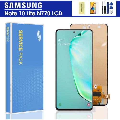 100% Test Note 10 lite Display for Samsung Galaxy Note 10 Lite N770F LCD Touch Screen Digitizer Assembly Repair Parts