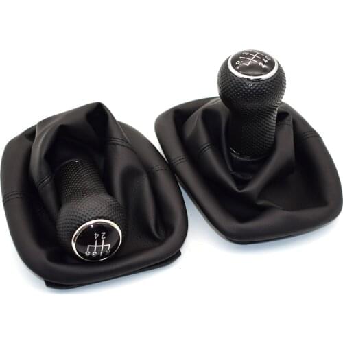 5 Speed 6 Speed FOR VOLKSWAGEN FOR VW JETTA GOLF 3 12mm Car Styling Gear Shift Knob Lever Stick Gaiter Boot Cover Collar
