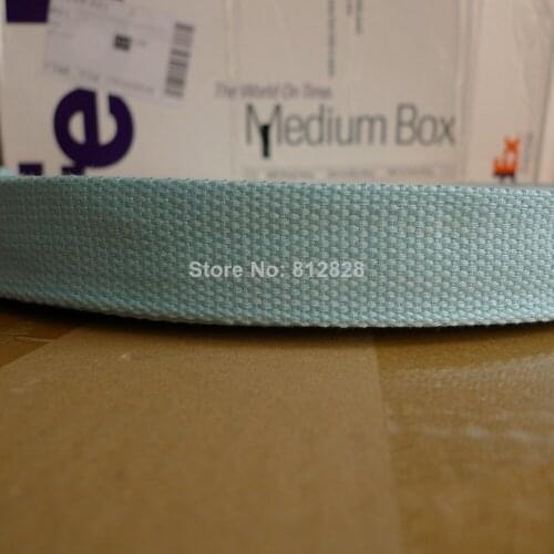 50 Yards 1.25'' 32mm #6 Baby Blue Color High Quality Bag Straps Polyester Webbing