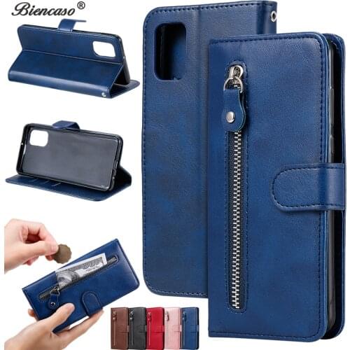 Zipper Design Case For Samsung Note 8 9 20 A20E S9 S10 S10E S20 J4 J6 Plus J7 2018 A7 A21s A10 M10 A50 A50S A30S A41 Phone Cover