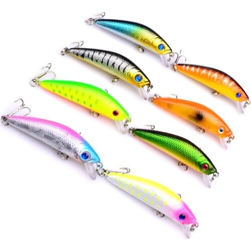 7cm 7.9G Classic fishing Lure Bait Freshwater Perch Bait Lures Bait Bionic Plastic Hard Bait