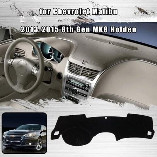 Car Dashboard Avoid Light Pad Instrument Platform Desk Cover Mat Carpets for Chevrolet Malibu 2013-2015 8th Gen MK8 Holden