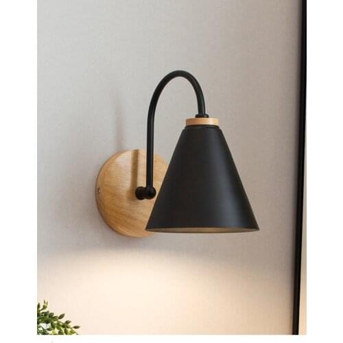 Best Selling Wall Light Modern Simple Aluminium Wall Lamp for Kids Room Home Bedroom Indoor Decor Luminaire LED Wood Wall Light