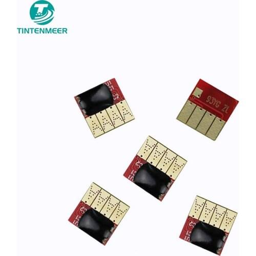 TINTENMEER excellent quality Refillable cartridge Auto reset chip compatible for HP 564 5 color to C309a C309g C310a C410a C510a