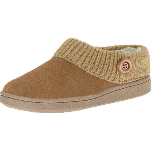 2021 New Winter Warm Knitted Scuff Slipper Flat Soft Fur Comfortable Shoes Ladies Flock Shoes Home Footwear Unisex Slippers