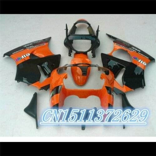 Dor-Fairings for Kawasaki ninja ZX6R 2000-2002 orange black kawasaki ZX-6R 00 01 02 fairing kits ZX636 00 01 02 fairing kit D