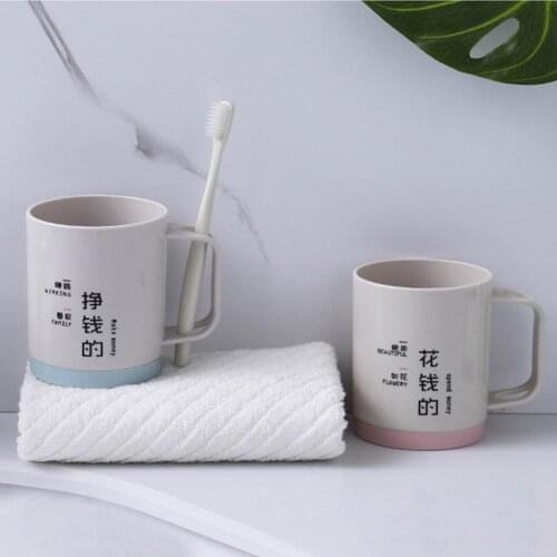 Bathroom Plastic Portable Toothpaste Toothbrush Holder Rinsing Washing Cup Mug bathroom bath banheiro salle de bain badkamer