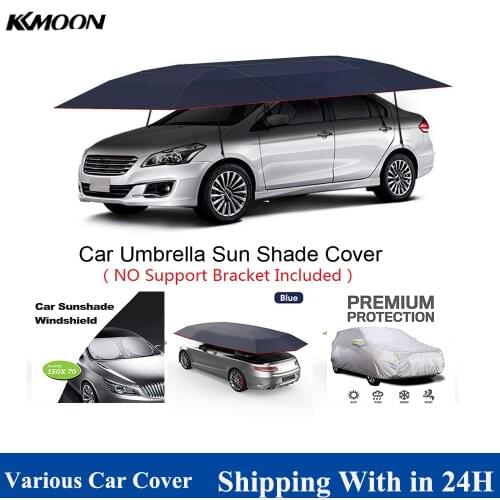 KKMOON 4.2*2.1M Portable Oxford Outdoor Car Vehicle Tent Car Umbrella Sun Shade Cover Cloth Polyester Covers Automatic Car Cover