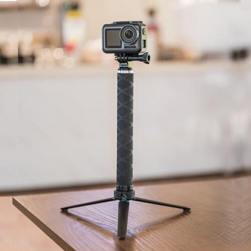 0.9M Carbon Fiber Selfie Stick With Tripod Phone Clip For GoPro Hero Xiaomi YI For Insta 360 DJI Osmo Action Camera Accessories