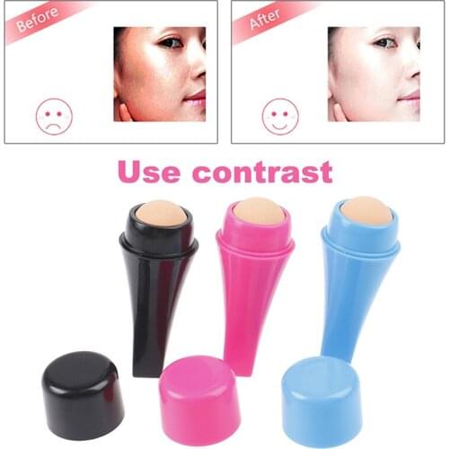 Remover Face T-zone Oil Removing Rolling Stick Ball Summer Face Shiny Changing Face Oil Absorbing Roller Volcanic Stone Blemish