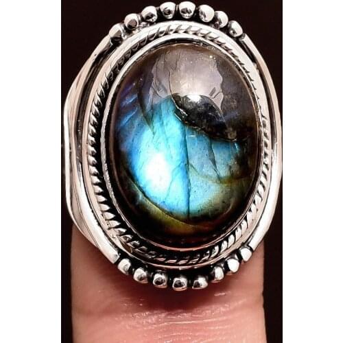 Vintage Antique Multi Color Turquoises Stone Finger Ring For Women Fashion Wedding Anniversary Party Jewerly Rings Freeshipping