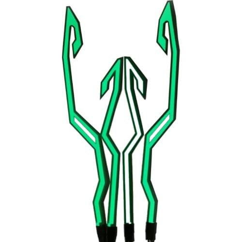 Bicycle Helmet Reflective Light Stripe Waterproof LED Light Decals Luminous Signal Sticker Flash Wire Sticky Light T3EF