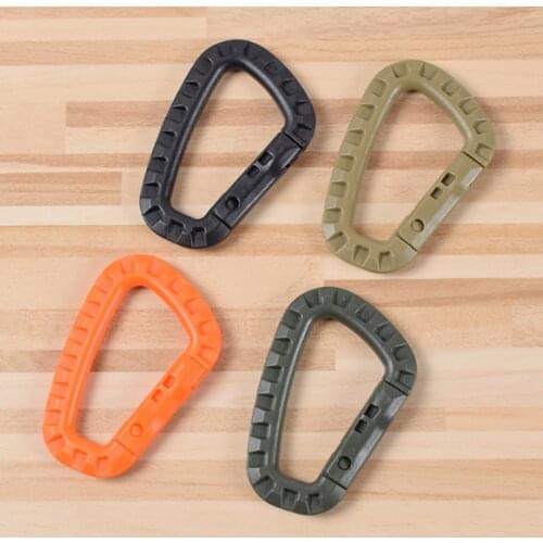 Carabiner Climb Clasp Clip Hook Backpack Molle System D Buckle Military Outdoor Bag Camping Climbing Accessories