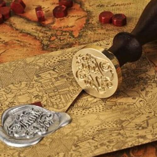 High quality Wax Stamps blessings phrase Sealing Wax Stamp Wedding Invitation Wooden Handle Stamps Christmas Card Wax Seal Stamp