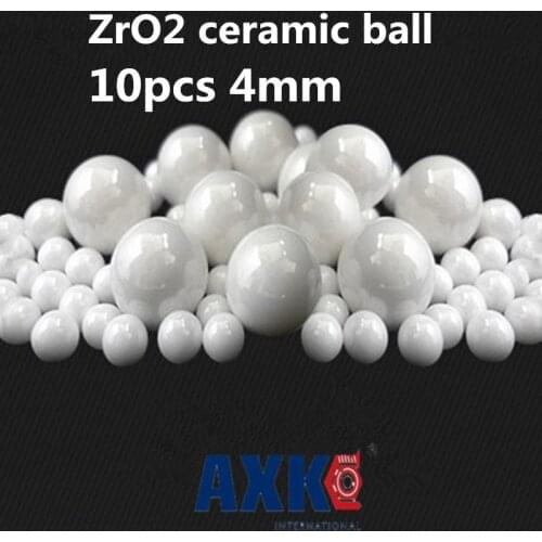 2021 Hot Sale New Arrival Ball Bearing Axk 10pcs 4mm Zro2 Ceramic Balls Zirconia Used In Bearing/pump/linear Slider/valvs G5