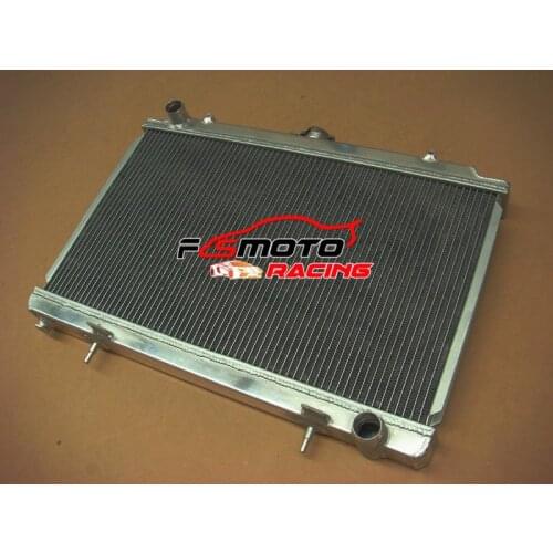 Full aluminum Racing radiator 52MM 3 Row For Nissan Silvia S14 S15 SR20DET 240SX 200SX