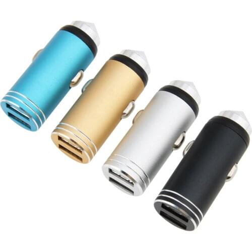 5V 3.1A Car Charger Universal Dual USB Mobile Phone Car-Charger Adapter Fast Charging for iPhone Samsung Xiaomi Tablet GPS