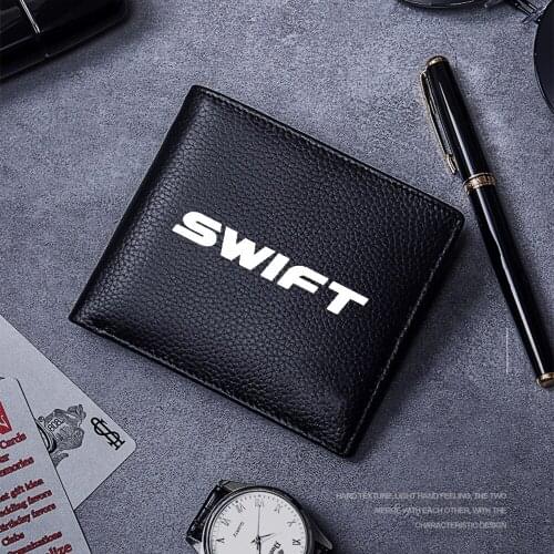 Auto Accessories Leather credit card storage drivers license bag For Suzuki Swift fashion styling