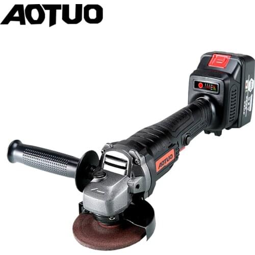 21V Cordless Angle Grinder 4000mAh Lithium-Ion Grinding Machine Cutting Electric Angle Grinder Grinding Polisher