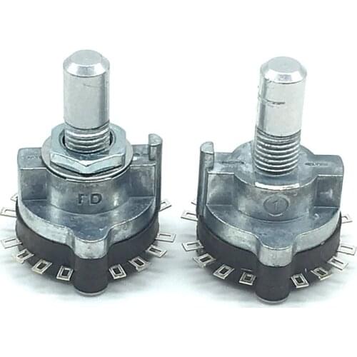 CNC Machine Center Electronic Hand Wheels Band Rotary Switch 1 2 3 4 Pole 3 4 5 6 7 9 Position