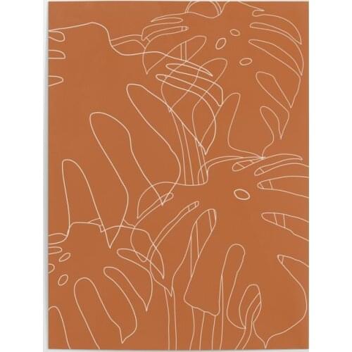 Canvas Lot Beautiful Gift Painting Orange Leaf Home Decor Pictures Modern Printed Modular Poster For Living Room Wall No Frame