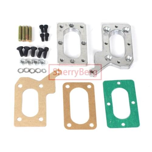 SherryBerg Fajs EMPI Carburettor Carb 99004.130 Weber 32 36 DGV DGAV DGEV DGES DFEV FOR Mitsubishi K610/K614 Adapter Plate Kit