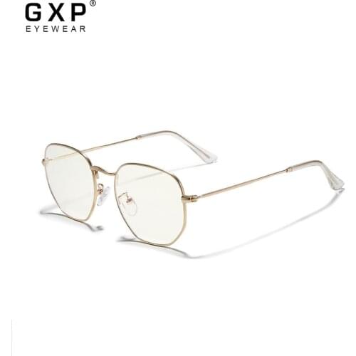 GXP Fashion Pure Titanium Glasses Frame Polite Men Women Blue Light Blocking Lens Ultralight Prescription Eyeglasses