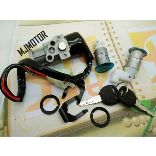 CH125 Lock Ignition Key Switch Set Seat Lock Key kit For Chinese QJ Keeway Scooter Honda CF150 Motorcycle spare parts