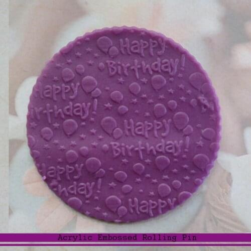 2018 New Arrivals Cake Decorating Tools Embossed Rolling Pin Unique Birthday Gift For Baking