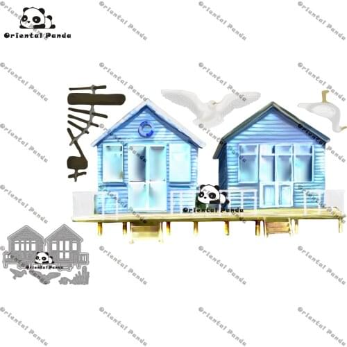 New Dies 2020 Camper Van Metal Beach house Dies diy Dies photo album cutting die Scg new die for cuttinrapbooking Stecil 2021new