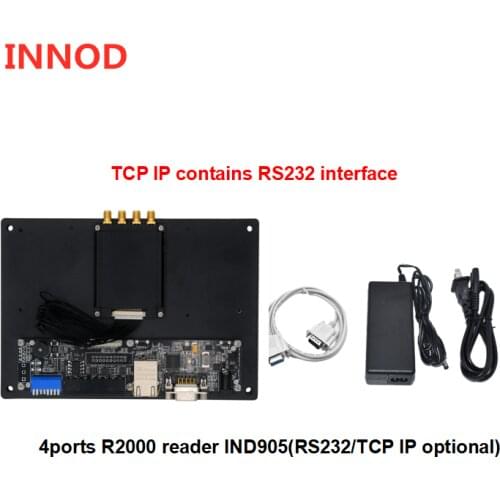 4 ports uhf passive rfid reader module with impinj R2000 chip for race timing system/warehouse /parking management etc