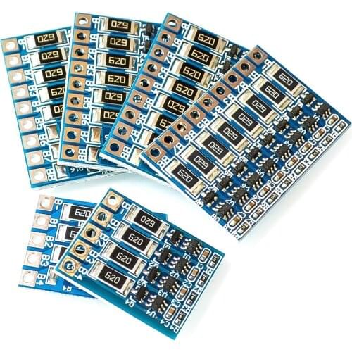 3/4/5/6/7/8S 21V 4.2V Balance Function Protection Board 68mA 5S Li-ion Lipo Battery Lithium 18650 Batteries Balanced Module BMS