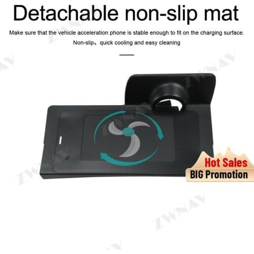 QI Car wireless charger for JEEP Grand Commander high version 2018 Intelligent Infrared Fast Wireless Charging Car Phone Holder