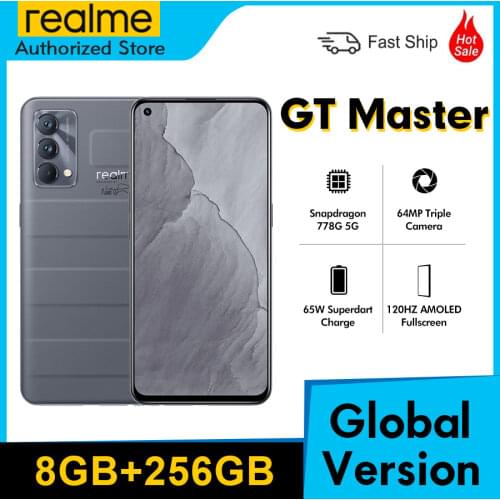 Realme GT Master 5G 6.43“ 8GB/12GB 128GB Smartphone Qualcomm Snapdragon 778G Super AMOLED Full screen 4300mAh 64MP Rear pixel