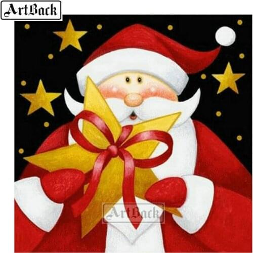 Rhinestone 5D diamond painting Christmas sticker full square drill 3d diamond mosaic rhinestone home decoration FSA115