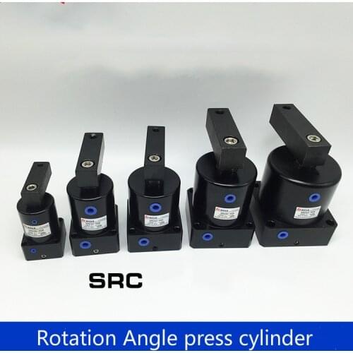 SRC25/32/40/50/63-90L/R rotating cylinder rotating clamping cylinder 90 degrees 180 degrees 45 degrees
