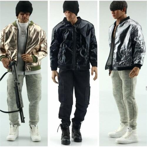 [wamami] 1:6 Scale Action Figure Toy Body Coat Jacket Clothes Outffit