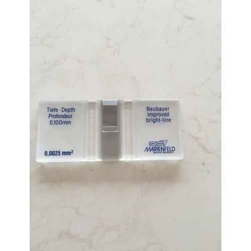 1pcs blood cell counting chamber Hemocytometer with bright line for lab study