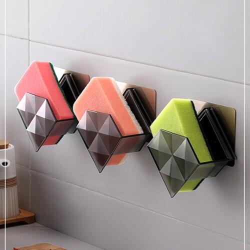 1 Pieces Kitchen Wall Hanging Dishcloth Sponge Drainage Rack