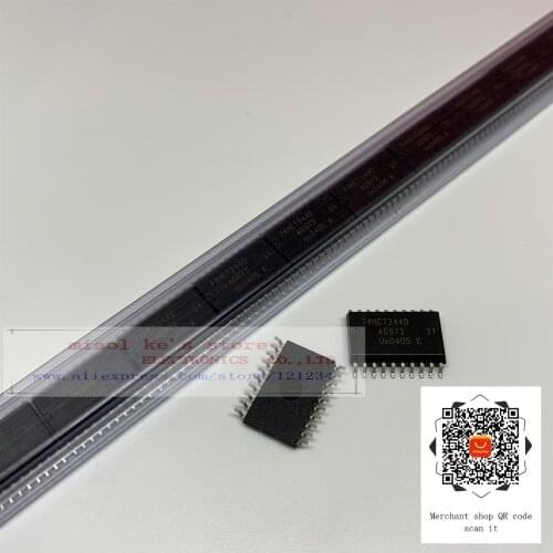 [ 10pcs ]100%New original: 74HCT244D 74HCT244 HCT244 - IC BUFFER NON-INVERT 5.5V SOP20