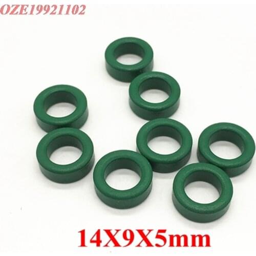 10pcs High Conductivity Inductance filter core 14X9X5mm anti-interference balumn ferrite ring RF choke ferrite bead MnZn