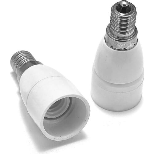 100pcs E14 to E14 Adapter E14 to E14 Extended Lamp Holder Converter Lamp Base Socket LED Light Bulb Extension Plug