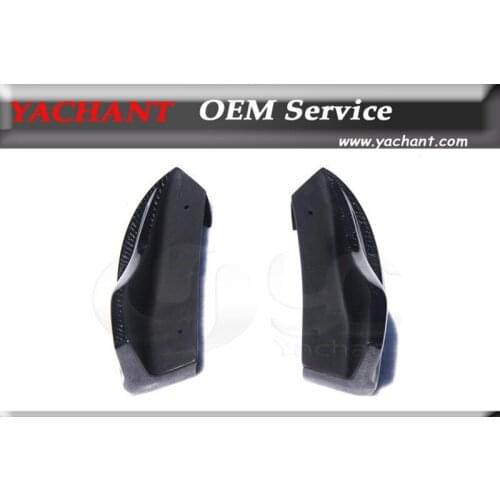 Car-Styling FRP Fiber Glass Rear Caps Fit For 2008-2010 GRB STI CS Bottom Line Type1 Style Rear Bumper Corner