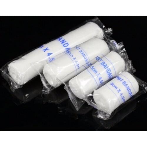 5 Pcs/lot Wound Bandages Elastic Adhesive Stretch Bondage By The Roll Clean Medical Hemostatic Bandage 4 Sizes Heath Care